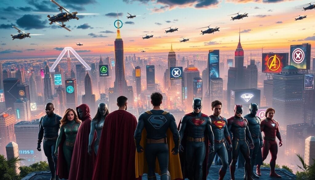 Futuro de superhéroes en adaptaciones