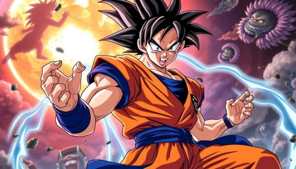 Gokú y Akira Toriyama