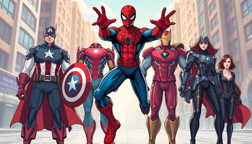 Líderes de Los Vengadores comparados