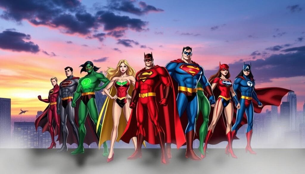 Liga de la Justicia superhéroes DC Comics