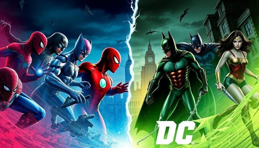 Marvel vs DC Adaptaciones Cinematográficas