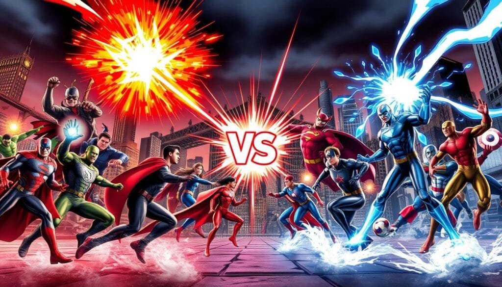 Películas de superhéroes Marvel y DC