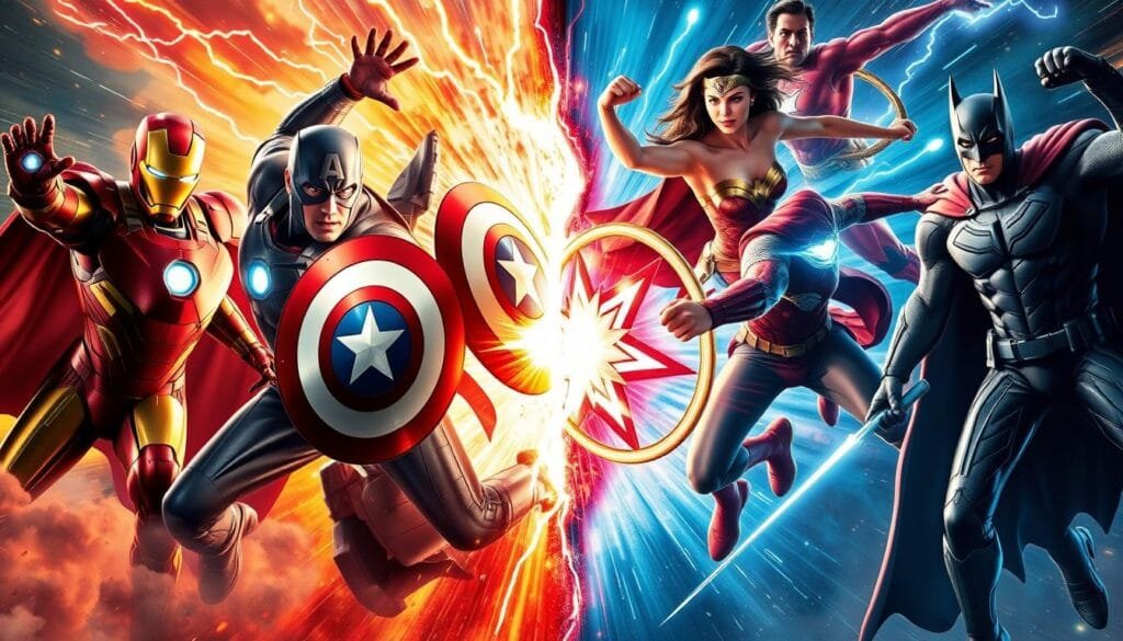 Poderes de superhéroes Vengadores y Liga de la Justicia