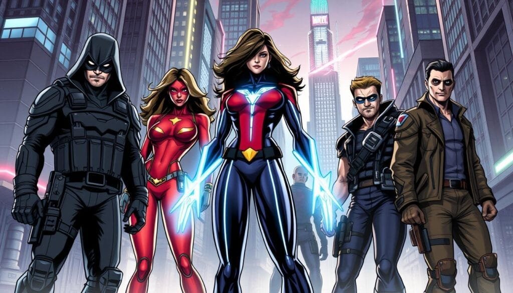 Thunderbolts Marvel equipo antihéroes