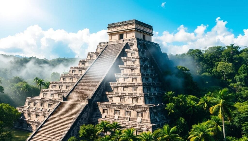 Arquitectura mesoamericana piramidal