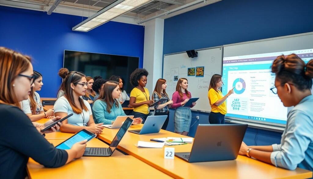 Capacitación docente en tecnologías educativas