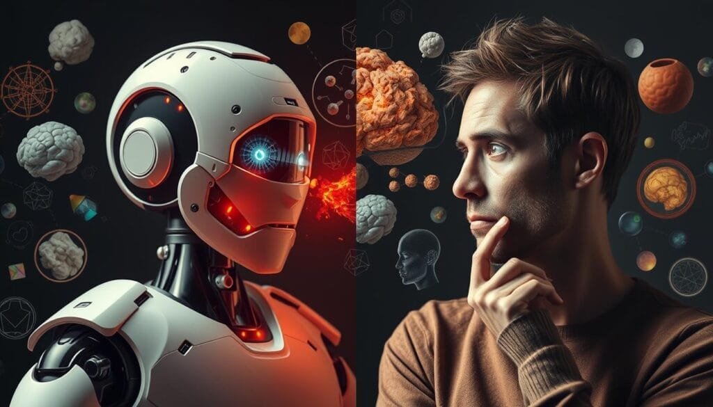Comparación IA y humanos