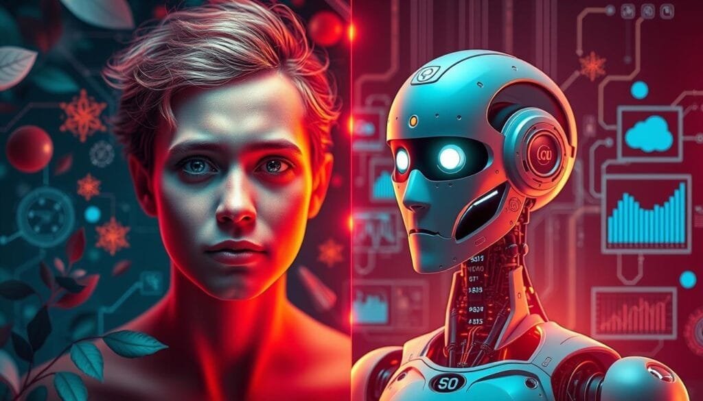 Comparación de inteligencia emocional entre humanos y IA
