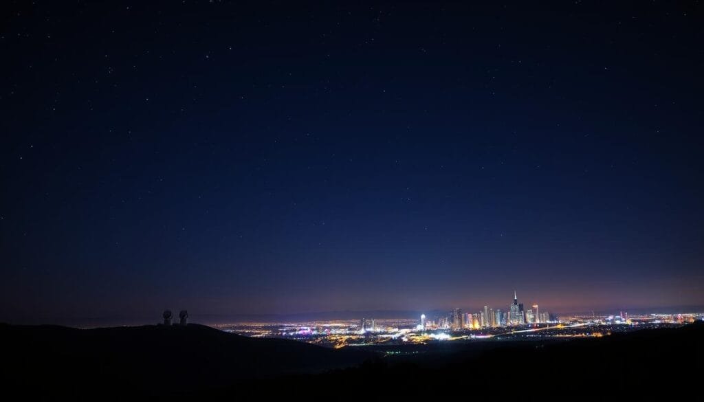 Contaminación lumínica y observación astronómica
