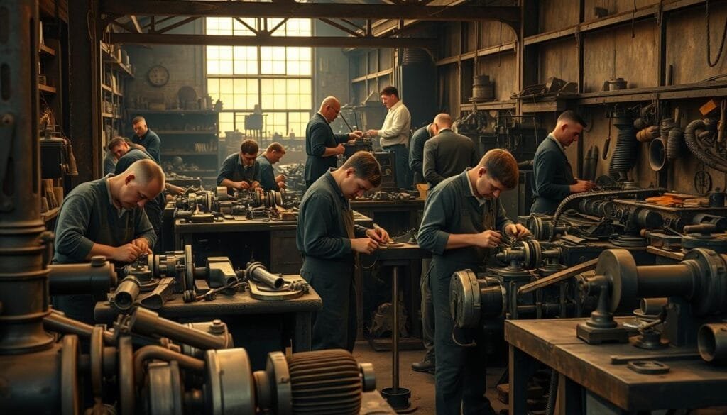 Fabricación industrial manual