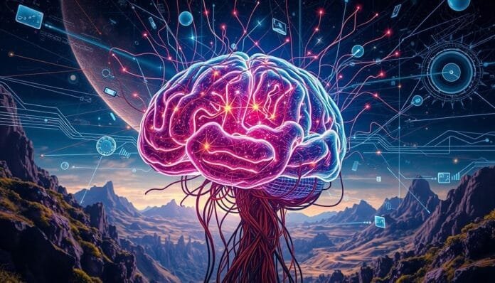 IA, mente humana, tecnología del futuro, inteligencia artificial