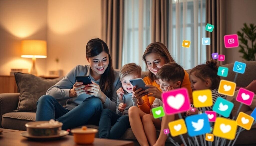 Padres y comunicación familiar en redes sociales