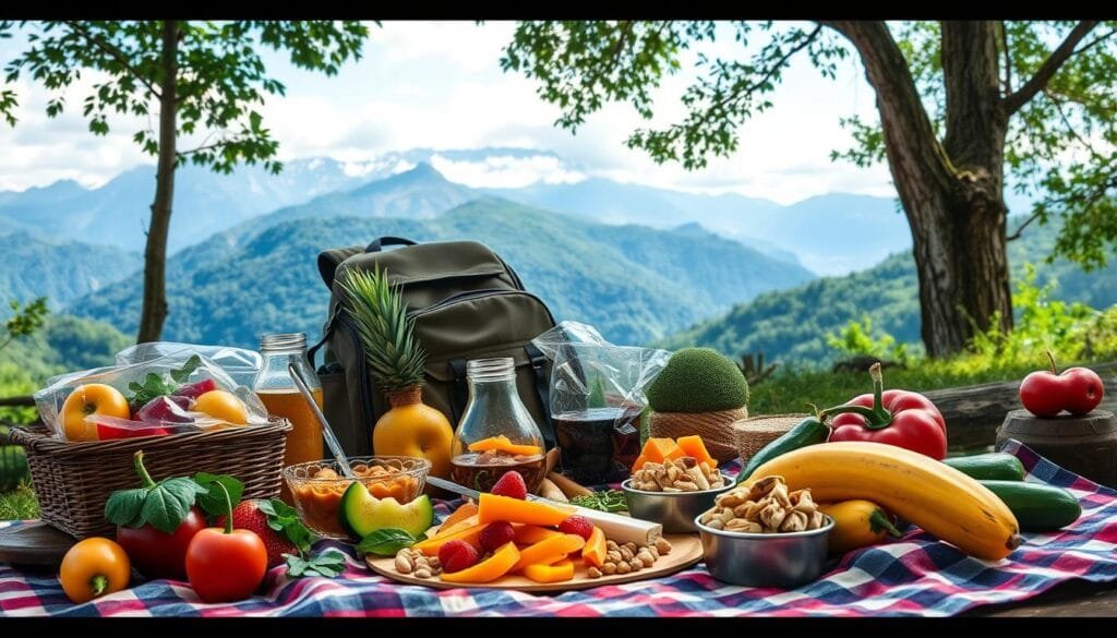 Alimentación saludable en viaje