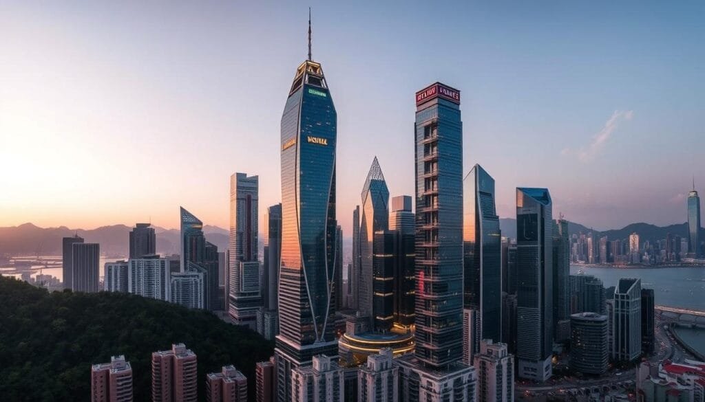Arquitectura vertical de Hong Kong