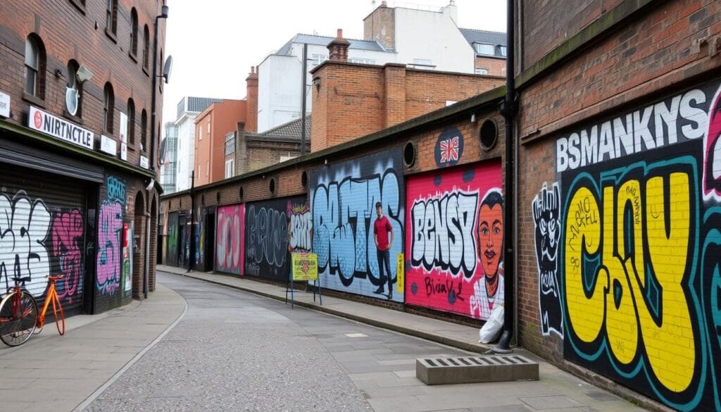 Arte callejero de Banksy en Bristol