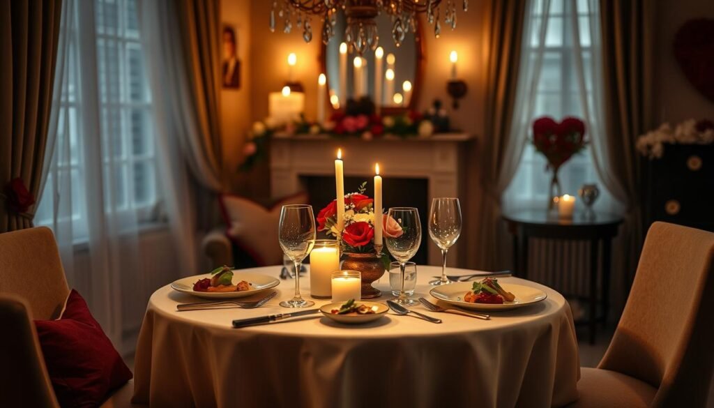 Cena romántica en casa para San Valentín