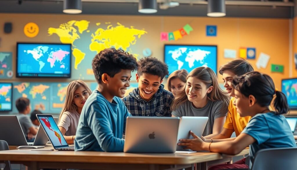 Colaboración global en educación