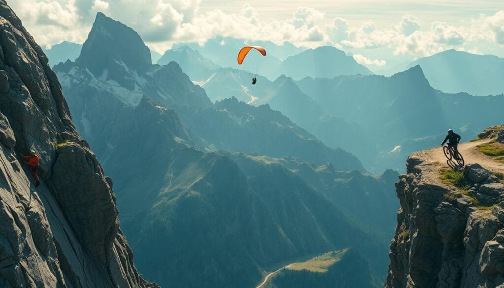 Deportes extremos en montaña