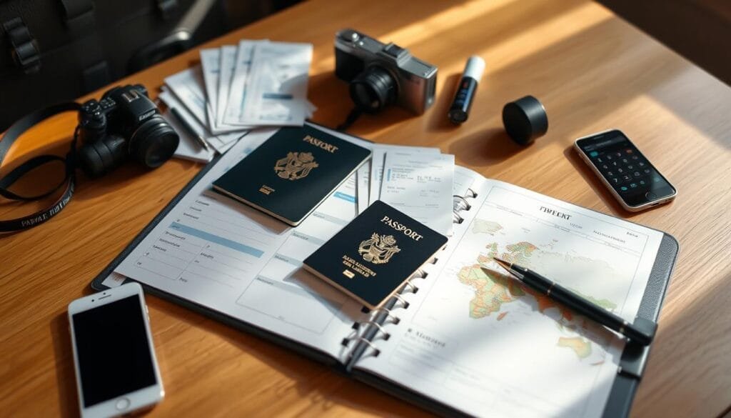 Documentación de viaje y reservas