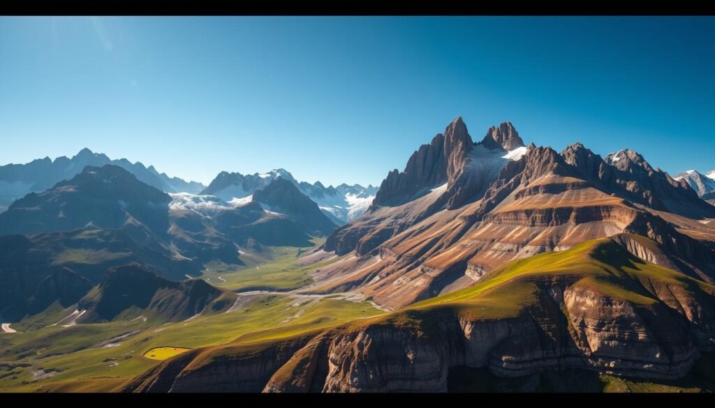 Formación geológica de los Alpes