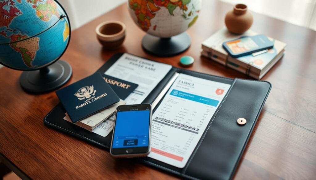 Gestión de documentos de viaje