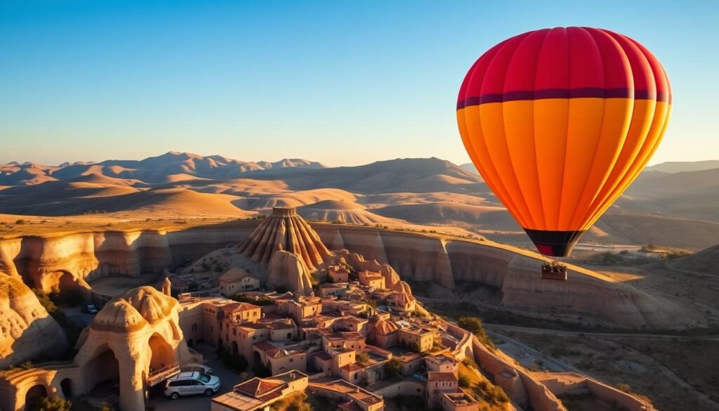 Globo aerostático sobre Guadix