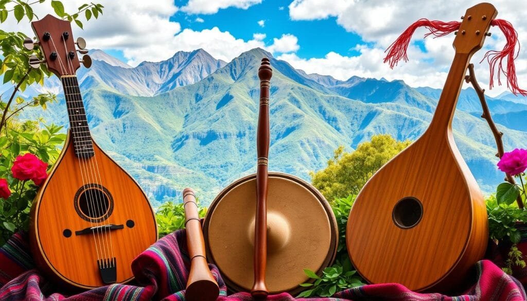 Instrumentos musicales andinos tradicionales