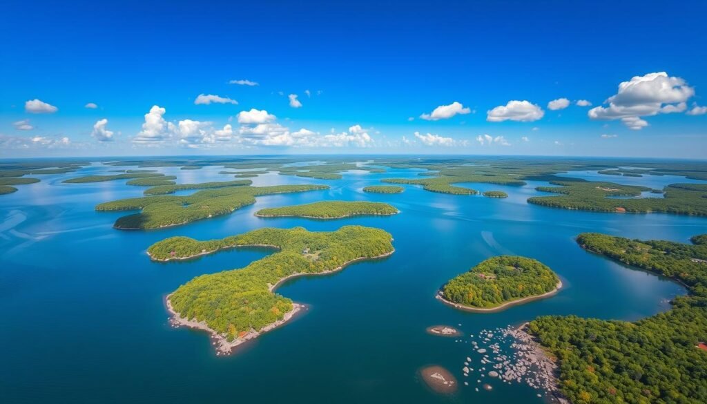 Mil Islas de Canadá paisaje natural