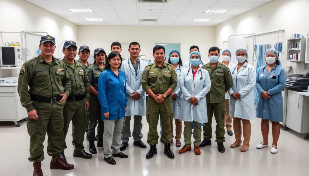 Militares y salud pública en Chile