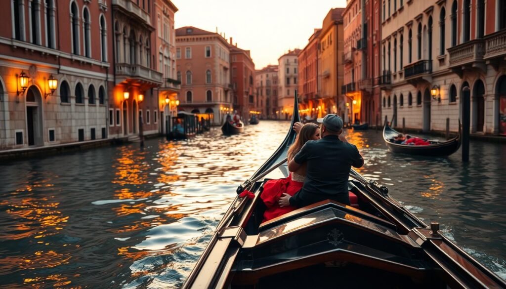 Paseo romántico en góndola por Venecia