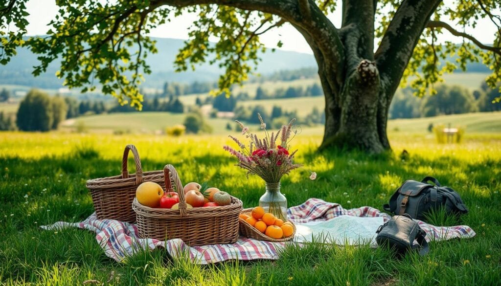 Preparación para escapada rural