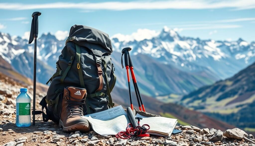 Preparación para trekking en los Andes