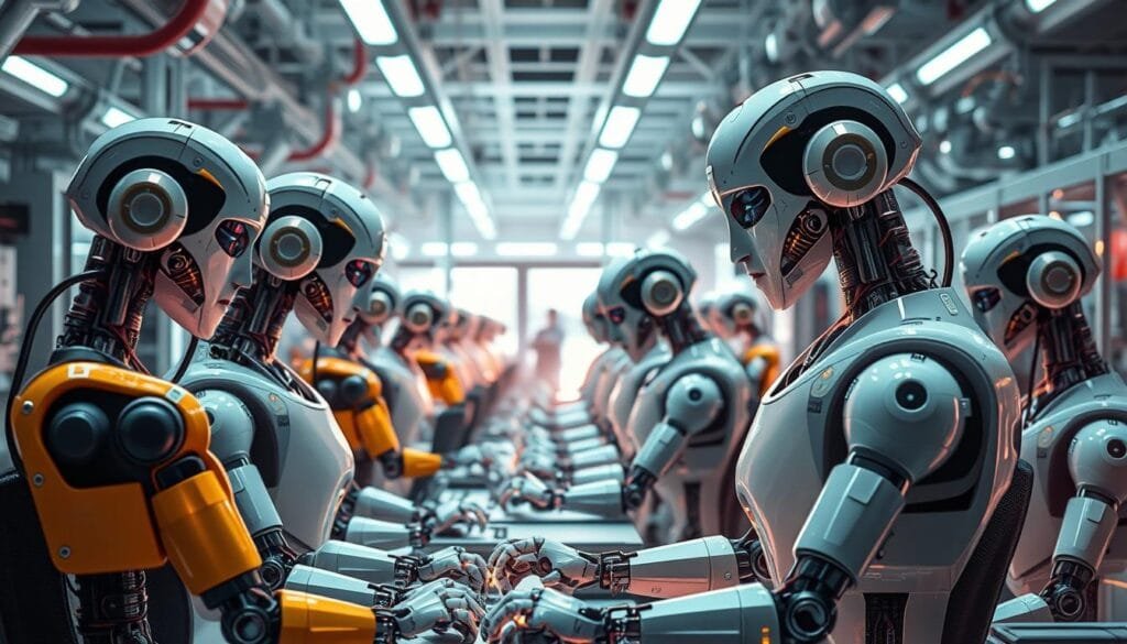 Robots en el trabajo y productividad