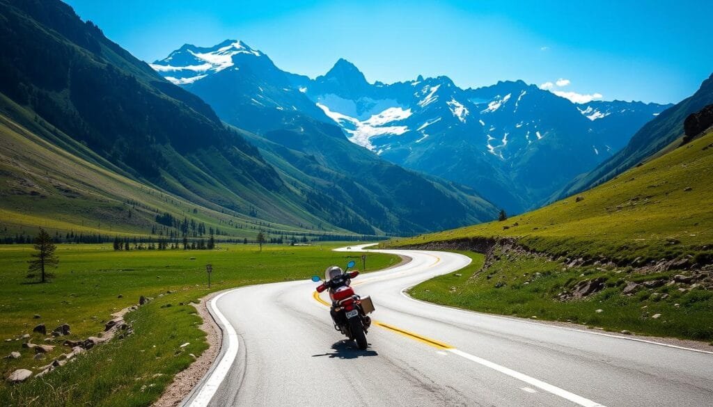 Ruta en moto Puerto de San Bernardino