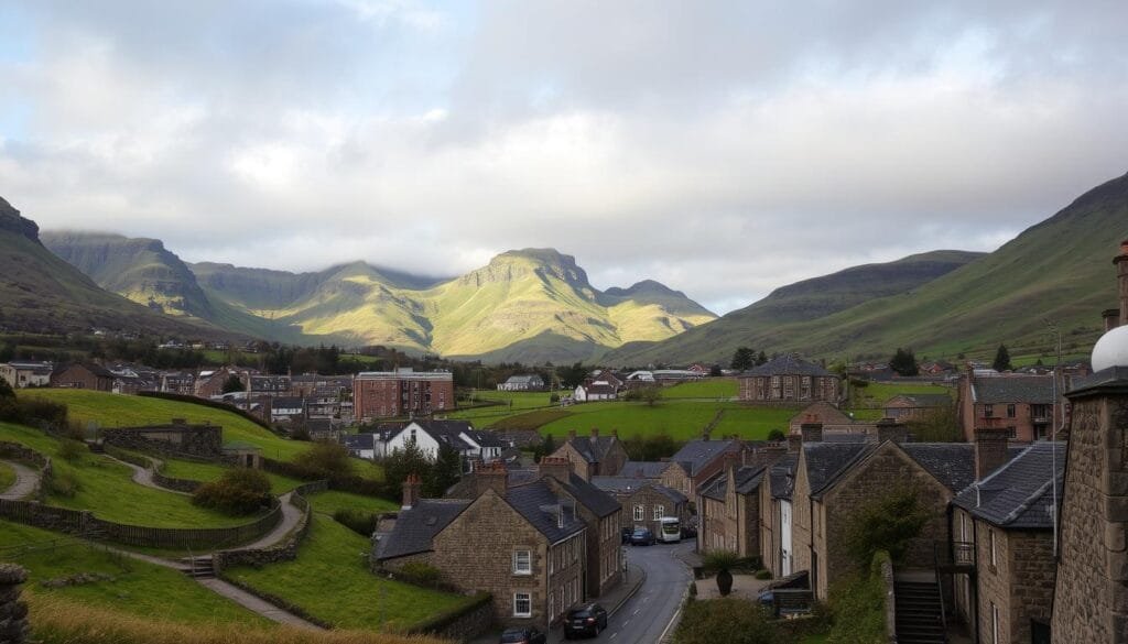 Senderismo urbano en Highlands de Escocia