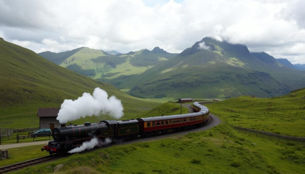 Tren Jacobita en las Tierras Altas de Escocia