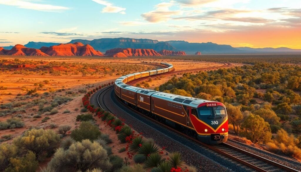 Turismo ferroviario en Australia Indian Pacific