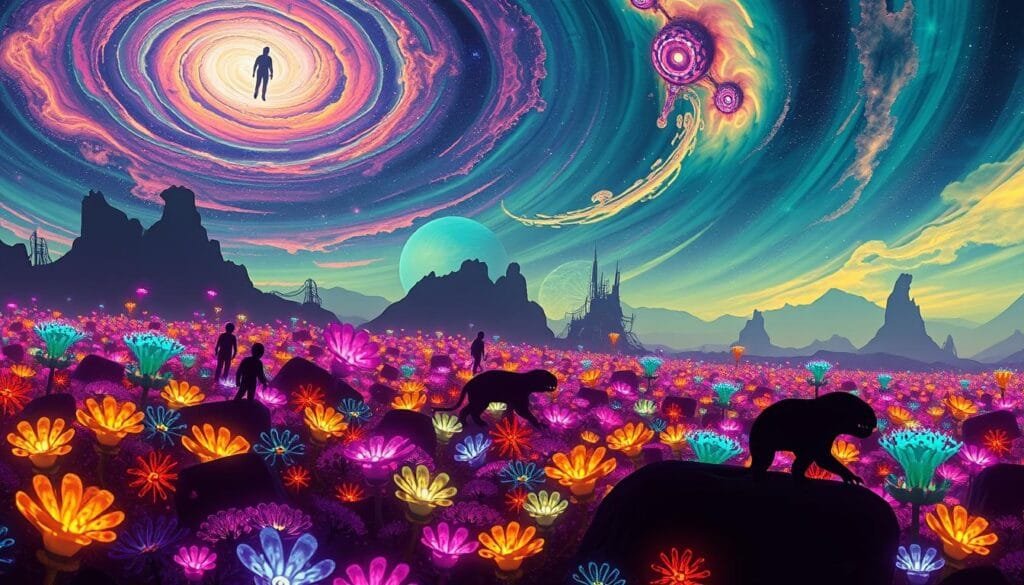 Vida alienígena en el espacio