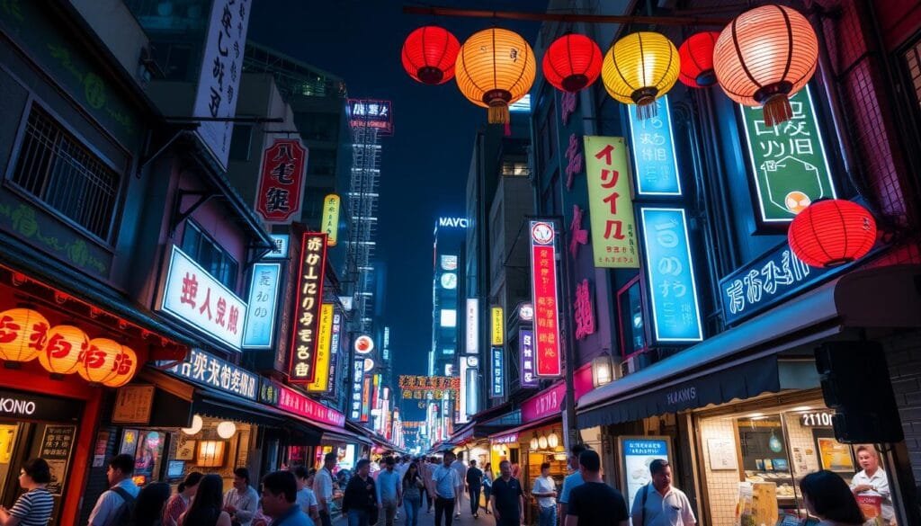 Vida nocturna en Tokio