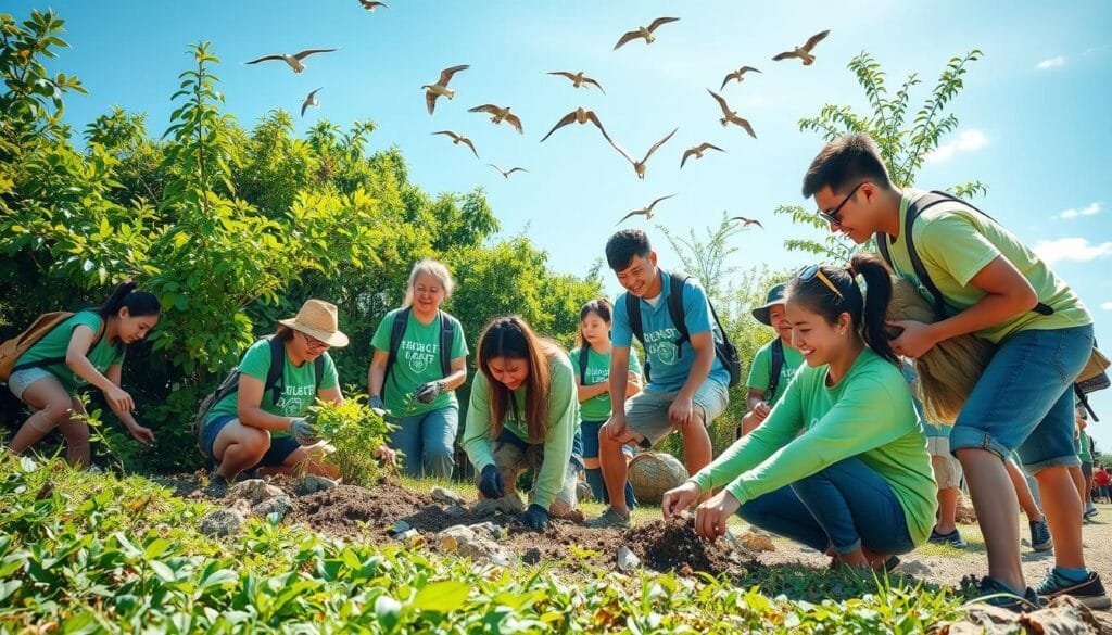 Voluntariado en conservación ambiental