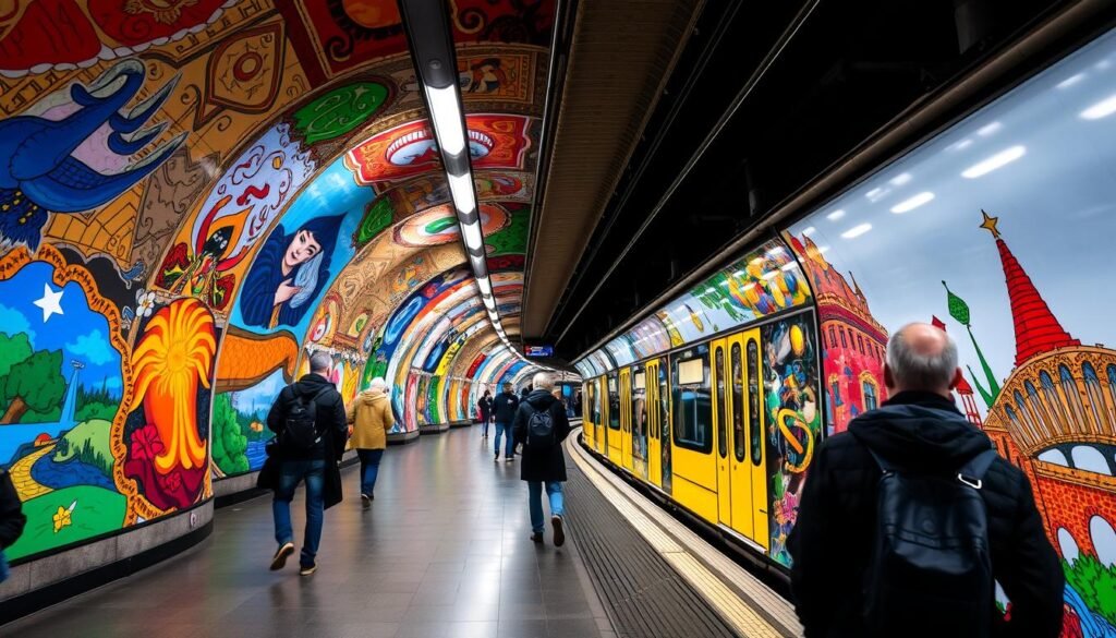 Metro de Estocolmo arte subterráneo