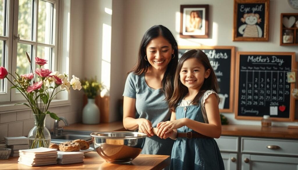 Preparativos para el Día de la Madre