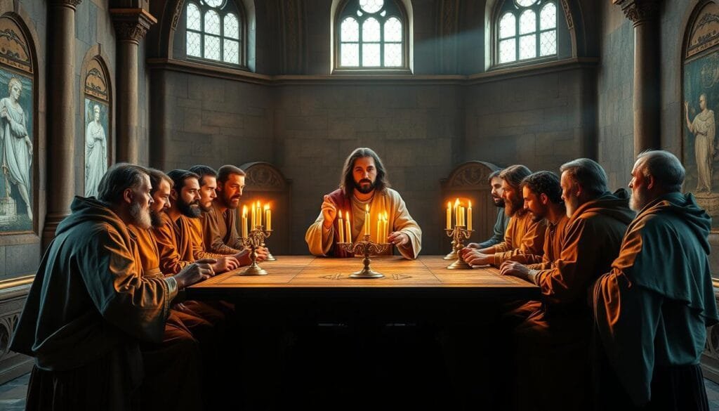 Última Cena de Jesús con sus apóstoles