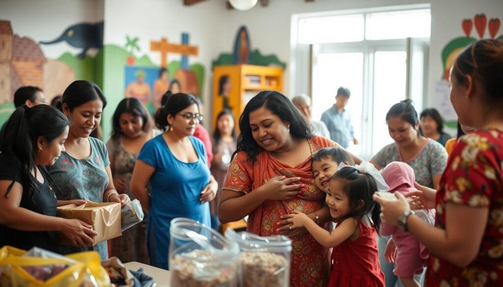 Voluntariado familiar en la comunidad