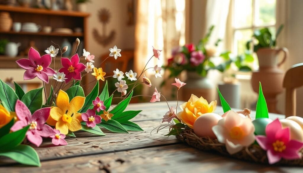 Decoración de Semana Santa con fieltro y papel