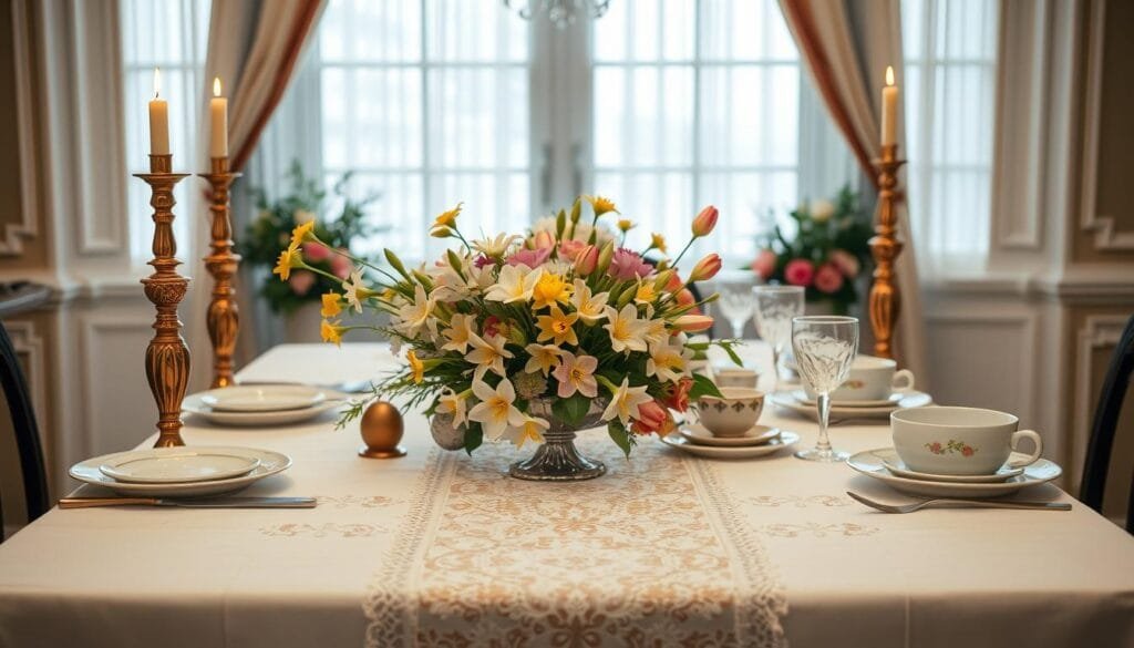 Decoración de mesa para Semana Santa