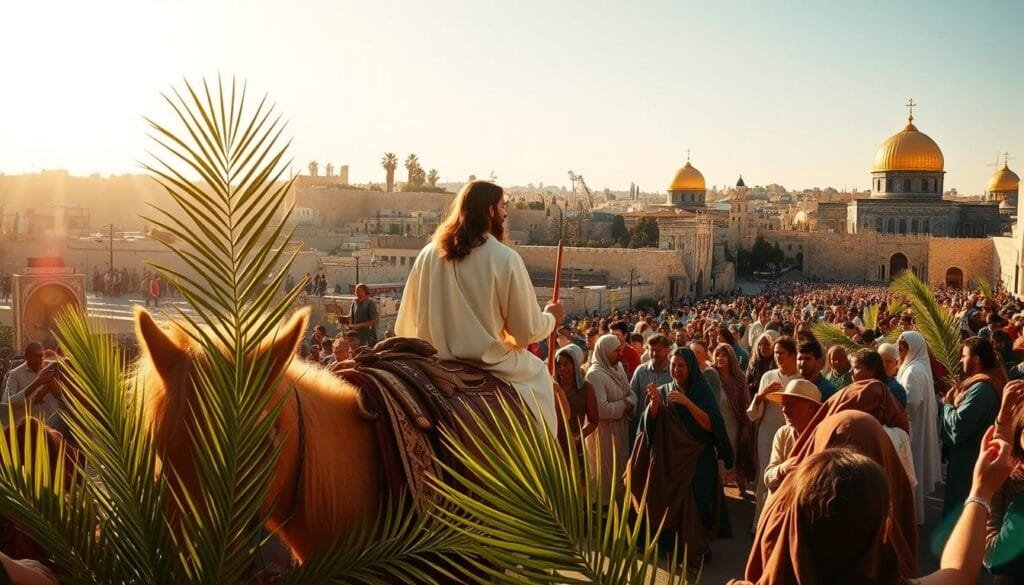 Entrada triunfal de Jesús en Jerusalén