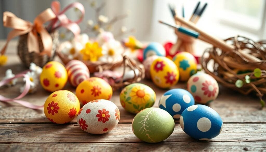 Huevos de Pascua decorados DIY