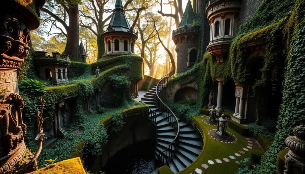 Quinta da Regaleira en Sintra, Portugal