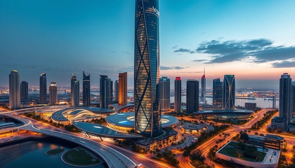 Dubai Creek Tower arquitectura futurista